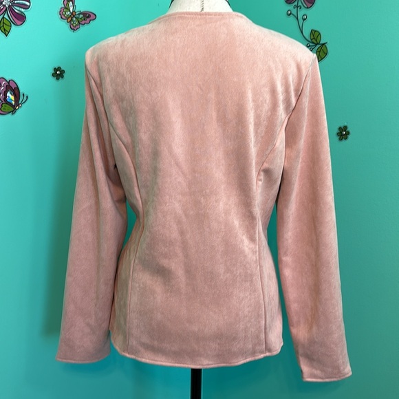 Beautiful Faux suede Zip Up Jacket - Picture 7 of 9